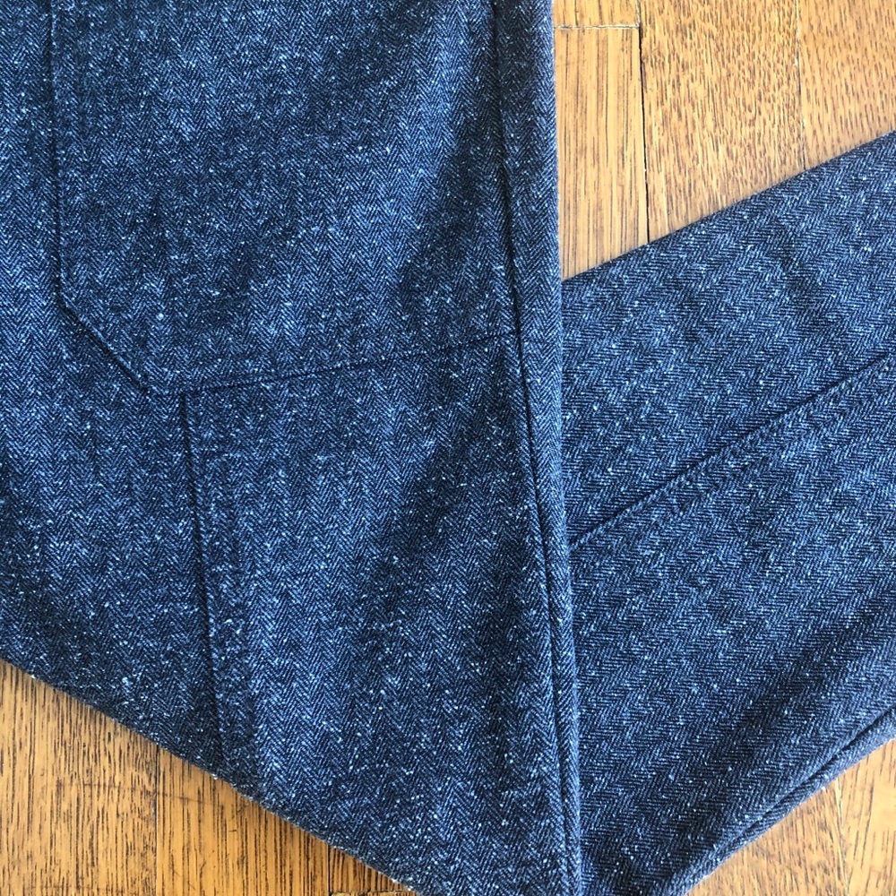 J Crew Grey Tweed Ankle Zip Pants - Picture 4 of 6